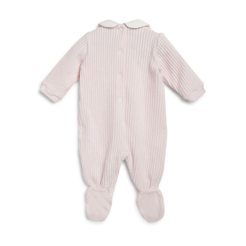 Girls Solid Leg Opening Babysuit image number 1